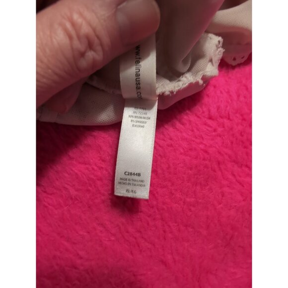 Felina Lingerie White Raceback Bralette Women's Size XL - Picture 4 of 4